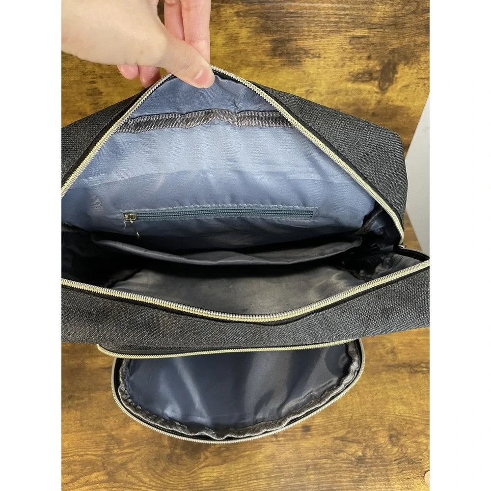 Mancio Vintage Laptop Backpack with USB Charging Port